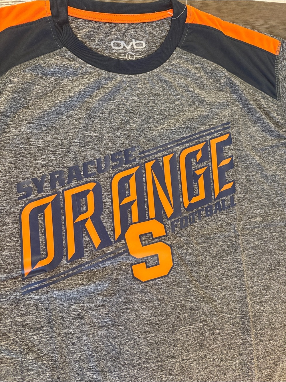NWT [Old Varsity Brand] Syracuse Orange NCAA Performance Heather T-Shirt Men’s L - Picture 4 of 11